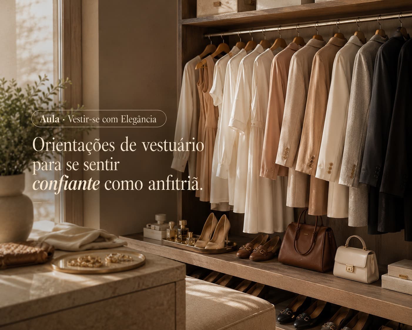 Aula sobre vestir-se com elegância